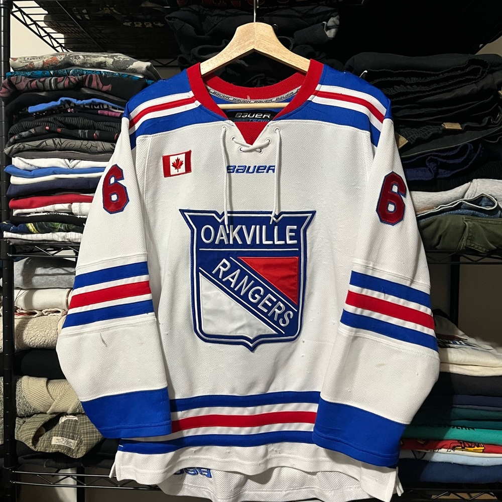 Bauer Blue and Red Hockey Jersey